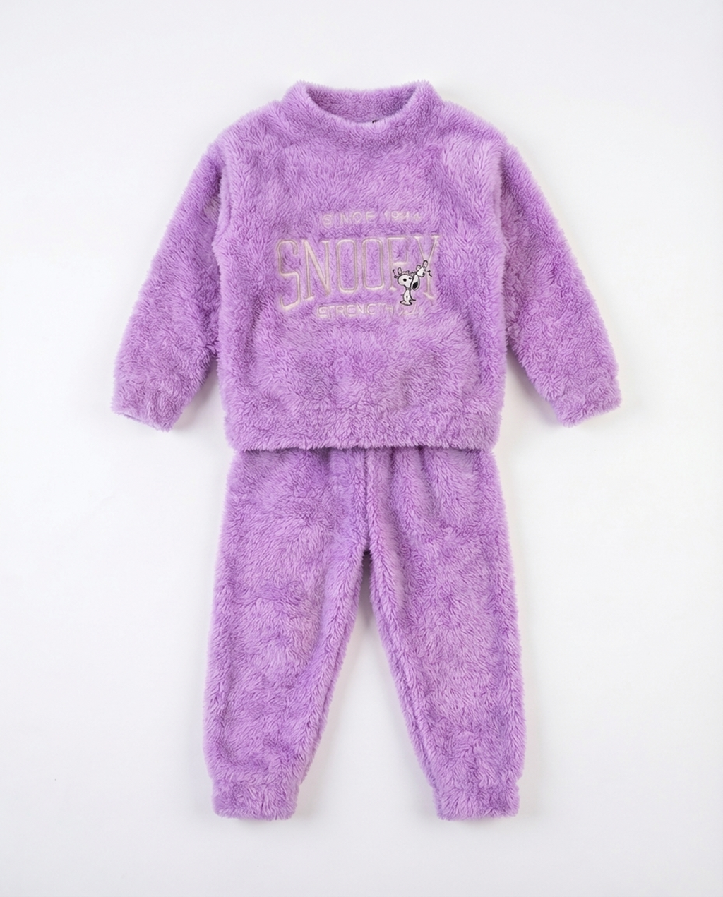 Baby Snoopy Fleece Set — Lavender