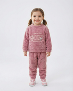 Baby Snoopy Fleece Set — Dusty Pink