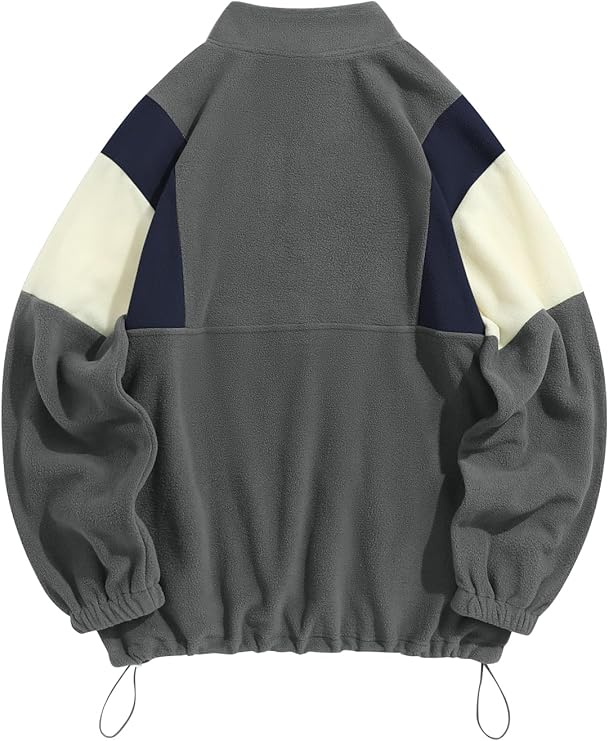 Fluffy Polar Fleece Half Zip Sweatshirt
