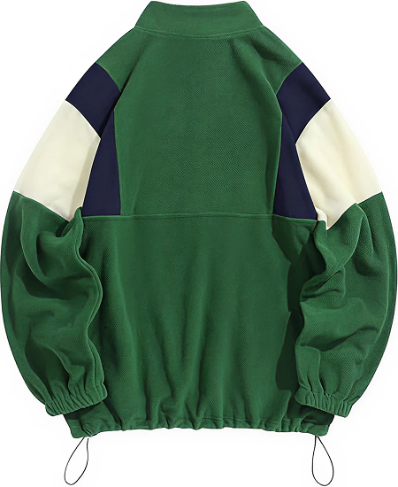 Green Fluffy Sweatshirt
