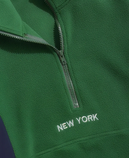 Green Fluffy Sweatshirt