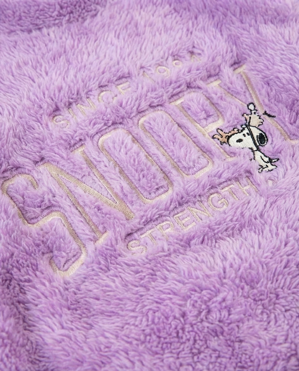 Baby Snoopy Fleece Set — Lavender