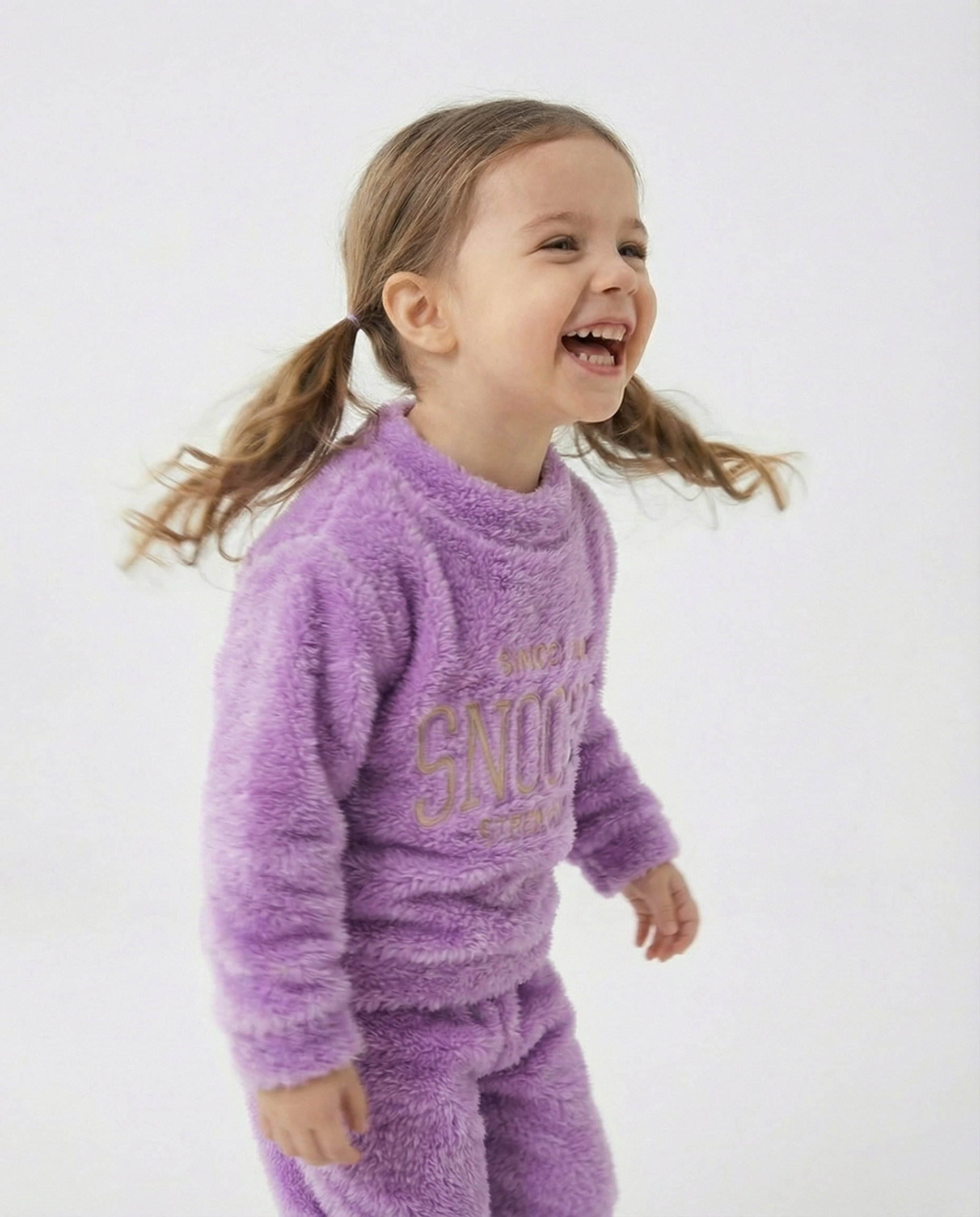 Baby Snoopy Fleece Set — Lavender