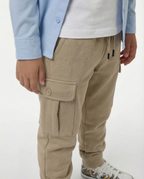 Boys Cargo Joggers — Sand