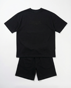 Boys T-Shirt & Shorts Set — Black