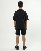 Boys T-Shirt & Shorts Set — Black